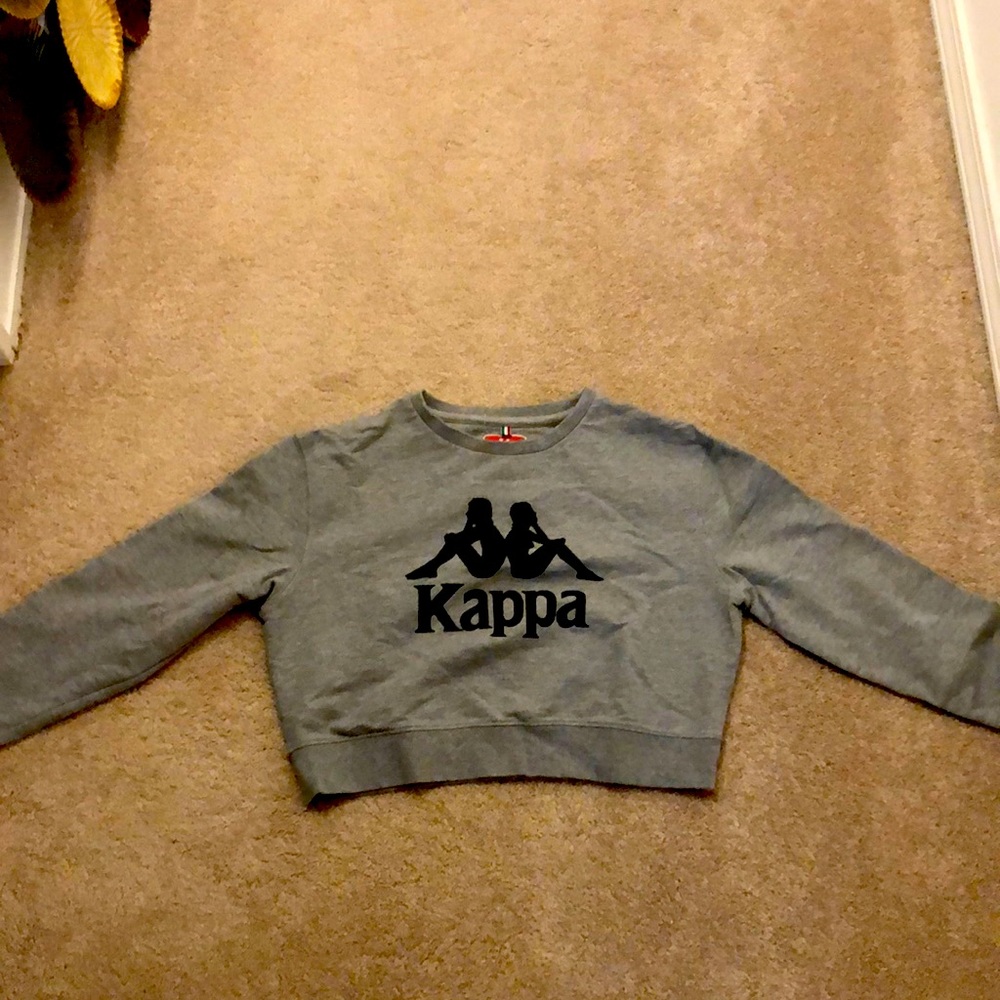 Kappa Large cropped sweatshirt. Fits like a medium!